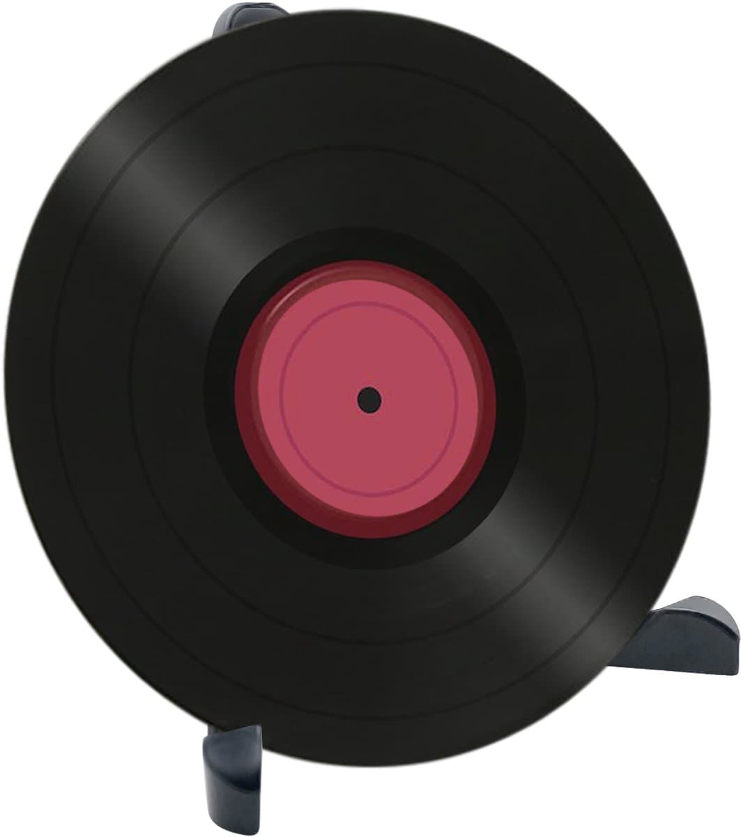 Purepeak LP Houder - Vinyl Rek - LP Standaard - Opbergsysteem - Platenhouder - Zwart — afbeelding 1