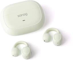 Sanag S3S – Open-Ear Bone Conduction Koptelefoon – Bluetooth 5.3 –Ai headset Sport Oorclip – 56u Lange Batterijduur – Waterdicht – Licht Groen — thumbnail 2