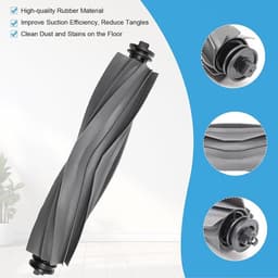 Geschikt voor Toepasselijke vervangende accessoires voor Xiaomi X20+, X10+, voor Dreame L10s Pro Gen 2, L10s Ultra, L10 Ultra, L10 Prime robotstofzuiger, Rolborstels + 6 Doek + 4 Stofzakken + 4 Borstels — thumbnail 4