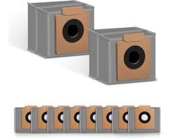 10x Stofzuigerzakken geschikt voor Eufy Clean X8 Pro / X10 Pro Omni - reservezakken - accessoireset - stofzuigerzakken