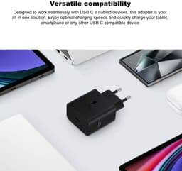Samsung - Efficiency Adapter - 45W - USB-C - 1.8 Meter - Zwart — thumbnail 19