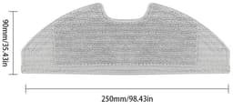 Dweilpad - geschikt voor Eufy Robovac G10 G30 Hybrid - Reserveonderdelen - vervangingskoppen - machinewasbaar - herbruikbare - Grijs - 6 stuks — thumbnail 3