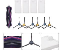 Vervangende onderdelen - geschikt voor Eureka E10s - E20 Plus - Stofzuiger Onderdelen - stofzuigeronderdelen - stofzuiger zonder zak - stofzuigerzakken - vacuum cleaner - 11 stuks