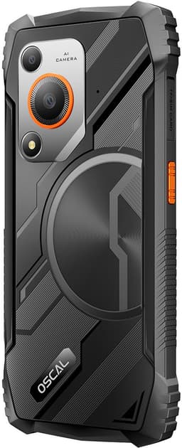 OSCAL MARINE 1 Robuuste Smartphone - 12GB RAM - 128GB ROM - 5100mAh - 6.56 Inch - IP68 Waterdicht - Dual SIM - Android 15 - NFC - Oranje — thumbnail 3