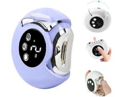 Cuhostki 1 Stuk Elektrische Nagelknipper - 3-in-1 Automatische Nagelknipper Voor Baby En Volwassenen - Met Polijstfunctie - Paars