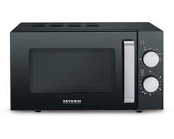 Severin MW 7761 - Solo Magnetron - vrijstaand - geen draaiplateau / meer ruimte / makkelijk schoonmaken - zwart