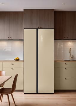 CREATE FRIDGE STUDIO SIDE BY SIDE 550 - Amerikaanse koelkast - Beige — thumbnail 5