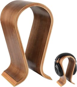 Koptelefoon Houder - Houten Koptelefoonhouder - Universele - Standaard voor koptelefoon - Luxe Headset Stand Universeel - Premium - Ergonomische Holder voor gaming headset — thumbnail 1