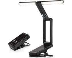 LED Muziekstandaardlamp met Klem – Oplaadbare Leeslamp voor Boeken en Partituren