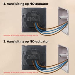 MKSS® Thermostaat voor cv - Draadloos met Wifi - Met App - Zwart — thumbnail 4
