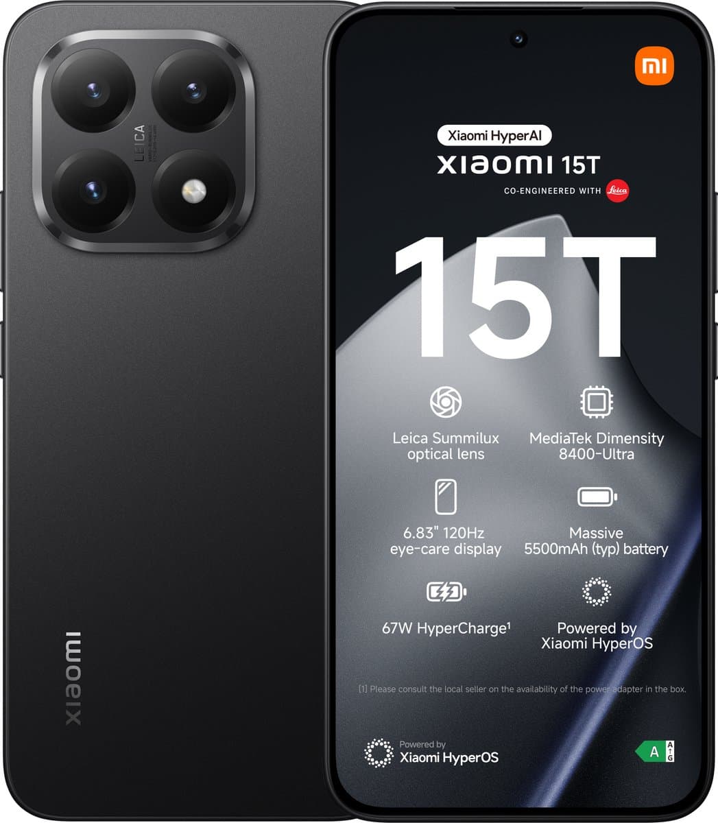 Xiaomi 15T - 12GB/256GB - Zwart — afbeelding 1
