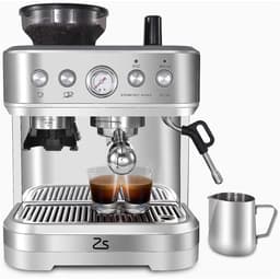 Deniva - Koffiemachine met Bonen - Espressomachine - Koffiemolen - 15 Bar - Melkopschuimer - Halfautomatisch - Alles in één — thumbnail 1