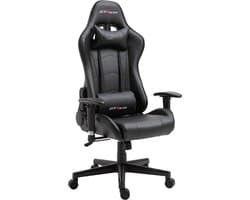 GTRacer Pro - Game Stoel - Gaming Stoel - Ergonomische Bureaustoel - Gamestoel - Verstelbaar - Gaming Chair - Zwart