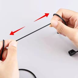 6x Magnetische Oordopjes Koord 70cm - Band Geschikt - Oordopjes Connector Koord - Oordopjes ketting - Siliconen oordopjes koord link koord - Anti Lost Siliconen Strap Voor Draadloze Oordopjes (Geen Oordopjes) - Voor Hardlopen of andere sport — thumbnail 3