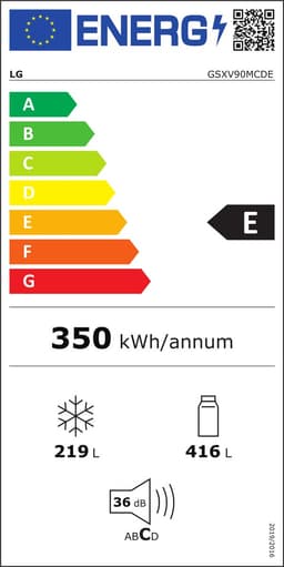LG GSXV90MCDE 635 L | InstaView Door-in-Door | DoorCooling+ | Water- en ijsdispenser met UVnano | Craft Ice | Total No Frost | Inverter lineaire compressor — thumbnail 2