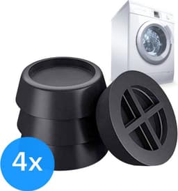 Daity 4 stuks - anti-vibratie pads voor wasmachine - in hoogte verstelbare wasmachine ondersteuningspads - trommel stille pads - 6.5*2.5cm — thumbnail 1