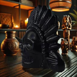 Azteekse Doodsfluit / Aztec Death Whistle - Geschenkverpakking / Giftbox - 125 dB - Handgemaakt van Duurzaam Keramiek - Realistisch Angstaanjagend Geluid — thumbnail 5