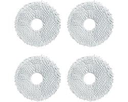 Reserveonderdelen voor stofzuigers (4 reinigingsdoeken) Compatibel met Dreame Bot L10s Ultra Robotstofzuiger Accessoires