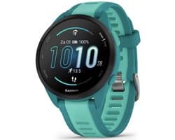 Garmin Forerunner 165 Music - Hardloophorloge - 43 mm - Turquoise-Aqua