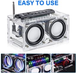 Mini Versterker Bouwpakket - DIY Radio met Bluetooth en LCD scherm — thumbnail 3