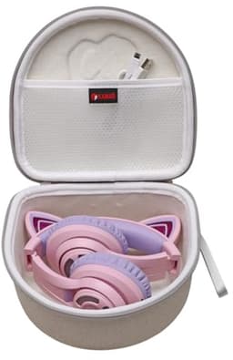 Tas voor Draadloze Over-Ear Koptelefoon voor Kinderen - Wit — thumbnail 4