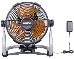 Ventilator 20V Draagbaar met Accu en Kabel