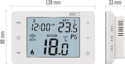 Slimme kamerthermostaat met WiFi en app voor verwarmings- en koelsystemen — thumbnail 3