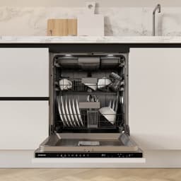 Inventum IVW6060A energiezuinige inbouw vaatwasser - 14 couverts - Volledig integreerbaar - Besteklade-Bestekmand - Stil: 42 dB - 9 programma’s - Max nishoogte 87 cm - Binnenverlichting - Projectie vloer - Extra droog optie - Energielabel A — thumbnail 2