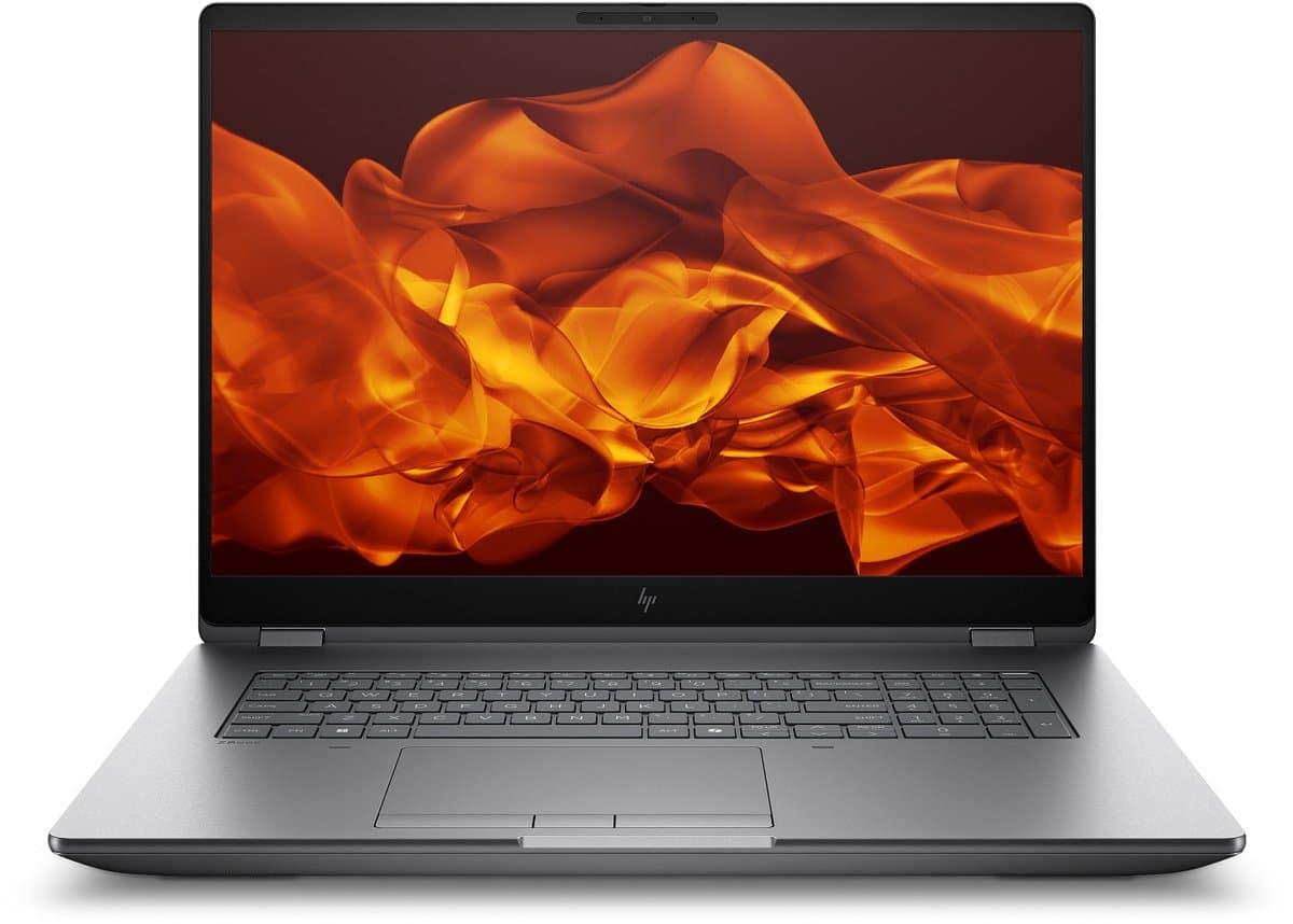 "HP ZBook Fury G1i 18 Intel Core Ultra 7 255HX Mobiel werkstation 45,7 cm (18"") WQXGA 64 GB DDR5-SDRAM 1 TB SSD NVIDIA RTX PRO 3000 Blackwell Wi-Fi 7 (802.11be) Windows 11 Pro AI Workstation, AI PC Zilver" — afbeelding 1