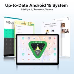 DOOGEE Tab E3 Max - Tablet - 32GB ROM+256GB ROM（2TB TF）- Android 15 - 14 inth IPS - 4G LTE - Gemini AI - Helio G100 - 13500mAh/18W - Quad Speakers - Face ID - 5G Wi-Fi - A GPS - GPS - Grijs — thumbnail 3