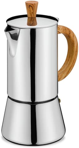 Cilio Figaro - Percolator / Espressomaker - 4-kops - Roestvrij staal - Kunststof — thumbnail 1
