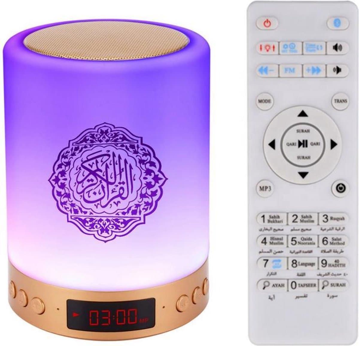 Koran lamp speaker - LED - 16GB - Bluetooth - draadloos — afbeelding 1