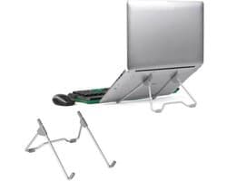 Laptop standaard LB-503 verstelbare comfortabele draagbare onzichtbare opvouwbare notebook houder Draagbare laptop Bureau houder Meer 10-17 inch laptops, tablet - Zwart