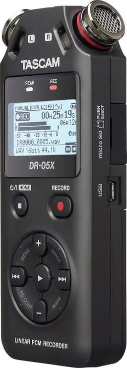 Tascam DR-05X Draagbare Audio Recorder & USB Audio Interface — thumbnail 3