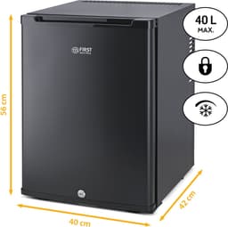 TZS First Austria Mini koelkast - Minibar - 40 liter - Vrijstaand - Volledig stil 22dB - Zwart — thumbnail 9