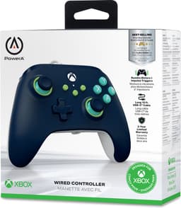 PowerA Bedrade Controller voor Xbox Series X|S - Marineblauw — thumbnail 5