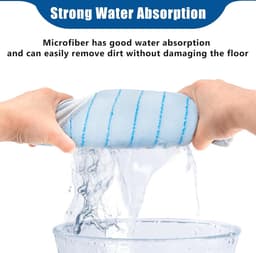10Pcs Wasbare Reiniging Mop Doek geschikt voor Ecovacs Deebot T9 Serie T9 AIVI T9 PRO T9 MAX Onderdelen — thumbnail 3