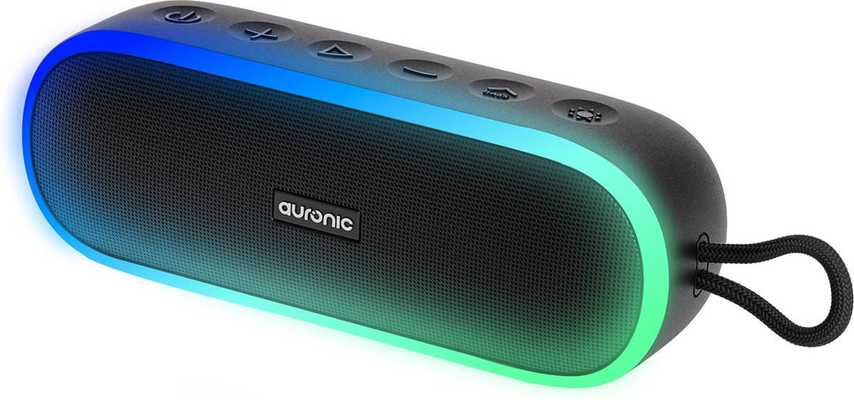 Auronic Draadloze Speaker - Muziek Box - 10 uur lang muziek luisteren - Extra Bass - Zwart — afbeelding 1