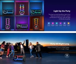 soundcore Rave 3 - Draadloze stereoluidspreker - Zwart - 160W — thumbnail 5
