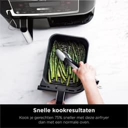 Ninja AF451EU Dubbele Airfryer XXL - Twee Kookvakken - 9.5 Liter - Digitale Thermometer - 2470 Watt - Dual Zone Technologie — thumbnail 10