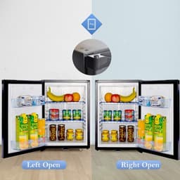 Equivera Mini Fridge for Drinks - Kleine Koelkast - Mini Koelkasten - Minibar - Mini Fridge - Mini Koelkast - Mini Koelkastje - Must have voor in Huis! — thumbnail 4