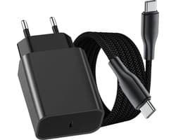 Snellader geschikt voor iPhone 15, 16 Pro Max - Oplader Set - 3 Meter