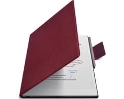 Remarkable Paper Pro hoes - Geschikt voor Remarkable Paper Pro 11.8" (2024) - Origineel Ontwerp - Lichtgewicht Ultradunne Magnetische hoes - Automatische slaap-/waakfunctie - Hoogwaardige waterdichte PU leer - (Niet voor Remarkable 2) - Red Wine