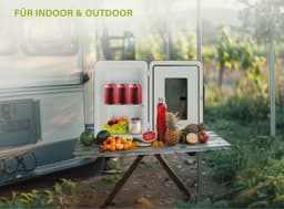 Equivera Mini Fridge for Drinks - Kleine Koelkast - Mini Koelkasten - Minibar - Mini Fridge - Mini Koelkast - Mini Koelkastje - Must have voor in Huis! — thumbnail 4