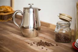 French Press koffiekan, onbreekbaar en houdt je koffie dankzij de dubbele hoes lang warm (1 liter) — thumbnail 2