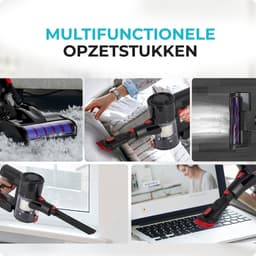 Nicon Draadloze Steelstofzuiger – 23 kPa – 50 min Accuduur – 3 Zuigniveaus – Zakloos – LED Display — thumbnail 5