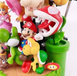 28Cm Model Met Super Mario Thema - Actie Figuur - Speelgoed Figuren - Bowser, Yoshi, Luigi, Mario, Peach, Toad, Lakitu, Koopa Troopa, Piranha Plant & Goomba - Beeldje - Model - Collectie - Verzameling - Cadeau - Speelgoed — thumbnail 3