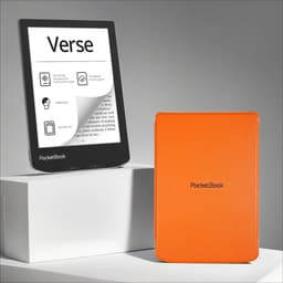 PocketBook Verse Mist Grey + Oranje PocketBook hoesje — thumbnail 1