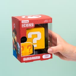 Super Mario Bros. - Question Block 3D Light - Tafellamp - Nachtlamp — thumbnail 3