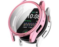 YONO Hoesje geschikt voor Samsung Galaxy Watch 7 - 44mm - Screenprotector - TPU - Roze